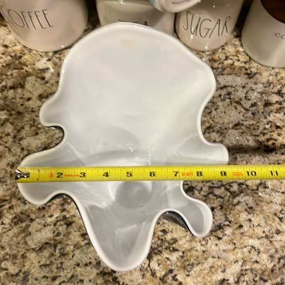 Vintage Hand Blown Glass Art Vase Ruffled Edge Space Universe Art - Picture 11 of 12